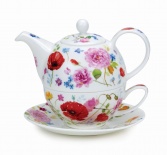 TEA FOR ONE Wild Garden - porcelana (czajnik 0,5 l, fil. 0,25 l)