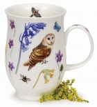 SUFFOLK Countryside Barn Owl - porcelana